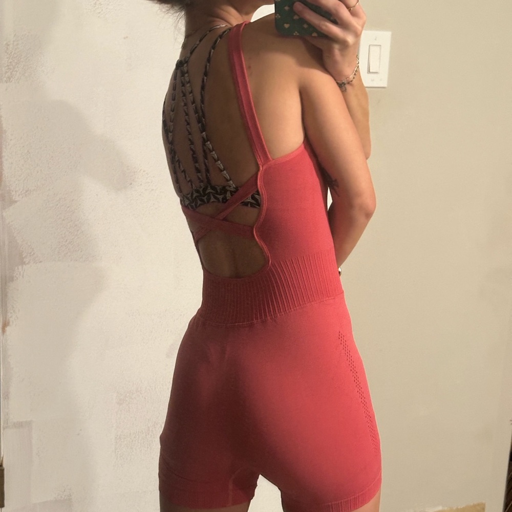 Boutique Athletic Romper - Picture 2 of 3